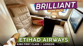 ETIHADS Incredible Apartments A380 First Class Trip Report【Abu Dhabi to London】 [upl. by Kapoor613]