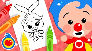 Colorindo Desenhos 5 Acuarella 🎨 🖌️ 🐰  Aprendendo com Um Herói do Coração [upl. by Ssilem784]