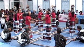 Mizo Bamboo Dance [upl. by Mohandis]