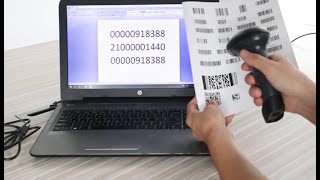 how to use barcode scanner with computer [upl. by Ahtel858]