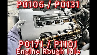 Chevy Cruze amp Buick Encore Valve Cover Replace  Codes P0106  P0131  P0171  P1101 [upl. by Meli]