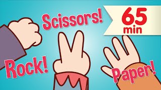 Rock Scissors Paper  More  Kids Songs amp Nursery Rhymes  Super Simple Songs [upl. by Fries]