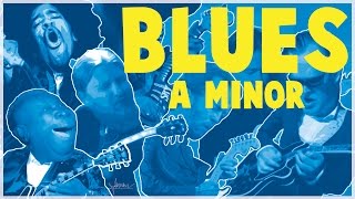 Blues Backing Track in A Minor [upl. by Nho636]