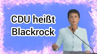 Klare Ansagen an die CDU Sahra Wagenknecht über Friedrich Merz und die Verhandlungen in Thüringen [upl. by Lorita196]