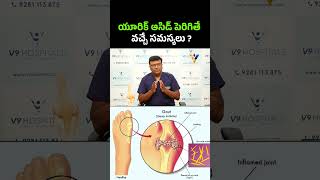 యూరిక్ ఆసిడ్ పెరిగితే వచ్చే సమస్యలు  Uric acid problems shortvideo shorts [upl. by Yaras630]