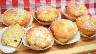 MUFFIN MORBIDISSIMI ALLO YOGURT SENZA BURRO ALLA STRACCIATELLA [upl. by Simonne]