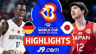 Germany 🇩🇪 vs Japan 🇯🇵  J9 Highlights  FIBA Basketball World Cup 2023 [upl. by Rosie768]