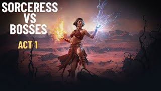 Path of Exile 2  Act 1 sorceress gameplay no commentary [upl. by Arrotal]