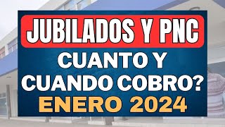 💥 CUANTO Y CUANDO COBRO ENERO 2024  JUBILADOS y PENSIONADOS PNC AUH Y PUAM Anses [upl. by Dorfman819]