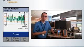 Cable causes a NEXT failure DTX CU 202  By Fluke Networks [upl. by Bahe]