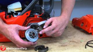 How to Replace the Clutch on a Chainsaw [upl. by Tania]