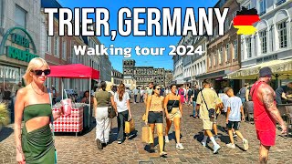 Trier City Germany  Walking tour to discover 9 most beautiful sights in Trier in Germany 4K HDR [upl. by Nryhtak414]