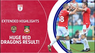 HUGE RED DRAGONS RESULT  Notts County v Wrexham extended highlights [upl. by Jacinto499]