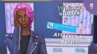 Attacked by bats and a SHOCKING Discovery  The Sims 4  Whimsy Stories  Gen 3 4 [upl. by Saihtam]