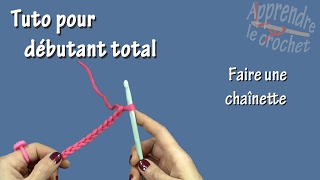 Tuto crochet pour débutant total  Chaînette [upl. by April609]