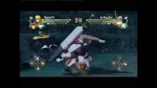 Naruto Storm 3 Hokage Naruto vs all Kage with hat Jinchuriki Madara amp Rinnegan Tobi [upl. by Roch]