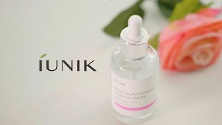 iUNIK Rose Galactomyces Synergy Serum 아이유닉 로즈세럼 2020 [upl. by Patricio]