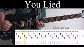 You Lied Tool  Bass Cover With Tabs by Leo Düzey [upl. by Airalednac]