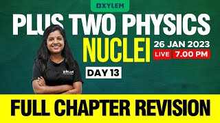 Plus Two  Physics  Nuclei  Full Chapter Revision  XYLEM 1 2 [upl. by Htebaile873]