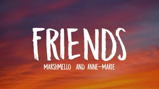 Anne Marie  Friends Sped Up Lyrics were just friends Tiktok Song [upl. by Bakemeier]