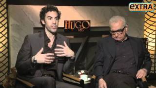 Extra Raw Scorsese and Sacha Baron Cohen Talk Hugo [upl. by Jandy]