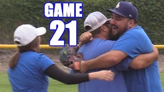 TRIPLE PLAY TO END THE GAME  OnSeason Softball Series  Game 21 [upl. by Willa]