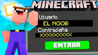 HACKEO LA CUENTA DEL NOOB EN MINECRAFT TROLL 😱 [upl. by Secnarf]