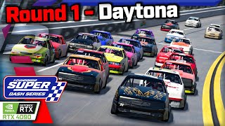 Super Dash Series  R1  Daytona  iRacing League Racing [upl. by Norud]