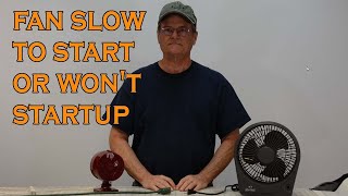 Fan slow to start or wont startup  Easy Fix [upl. by Colp562]