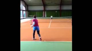 Training Spinfire Pro 2  WTA player Vivian Heisen [upl. by Odlanir]