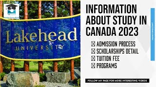 STUDY IN CANADA LAKEHEAD UNIVERSITY  INFORMATION ABOUT LAKEHEAD UNIVERSITY [upl. by Earahs]