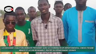 LA CARAVANE COALITION DIOMAYE PRÉSIDENT AVEC LE COORDINATEUR DÉPARTEMENTAL CHIEKH TIDIANE NDIAYE [upl. by Rramo]