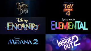 Walt Disney Pictures movies title cards from trailers 20172025 [upl. by Higginbotham]