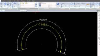 GstarCAD  DIMARC arc dimension [upl. by Cirdet]