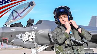 Female Fighter Pilot to fly the F35C CarrierBased CV [upl. by Zaid]