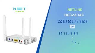 How do I configure Netlink HG323DAC BSNL modem data amp voice [upl. by Georas]