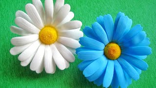 How to make Flowers with Foam Sheet  DIY Foam Flower making at home  Handmade Flower craft [upl. by Tung]