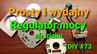 Jak zrobić regulator mocy na triaku Jak działa taki regulator DIY 73 [upl. by Yttam]