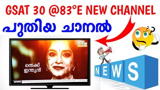 gsat 30 new channel update today  news 9 channel frequency  gsat 30 new update  news 9 channel [upl. by Annoda732]