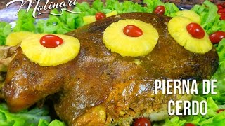 Pierna de cerdo  Recetas Navideñas Molinari tv [upl. by Tabina89]