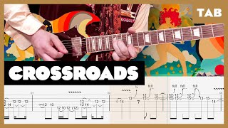 Eric Clapton  Crossroads Cream  Guitar Tab  Lesson  Cover  Tutorial [upl. by Wulfe613]