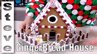 MAKE A GINGERBREAD HOUSE from Scratch [upl. by Guinevere]