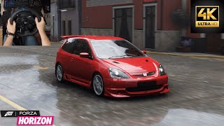 Forza Horizon 5  Honda Civic  Steering Wheel Logitech G923  Gameplay [upl. by Larimore]