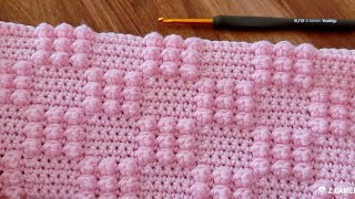 Easy and beautiful crochet knitting pattern baby blanket [upl. by Alyss]