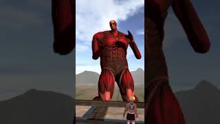 Armin vs Colossal Titan attackontitan aot vrchat [upl. by Arot]