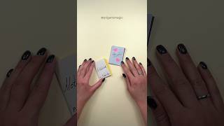 Mini Paper Notebook diy origami notebook mini papercraft easy simple foryou hobby tutorial [upl. by Aba744]