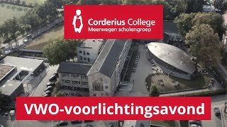 VWO voorlichtingsavond 2022  Corderius College [upl. by Dari167]