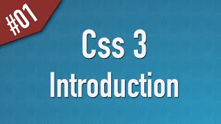 Learn Css3 in Arabic 01  Introduction and Whats New in Css 3 [upl. by Yrral299]