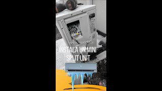 INSTALA UN MINI SPLIT electrical electricista electrician diy hvac [upl. by Ateekal799]