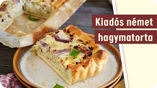 Kiadós német hagymatorta [upl. by Htial]